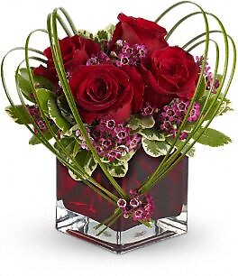 Sweet Thoughts Bouquet with Red Roses