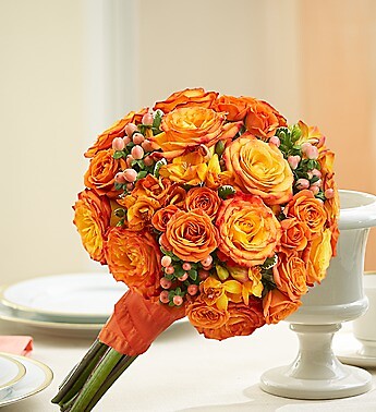 Golden Sunset Mixed Bridal Bouquet