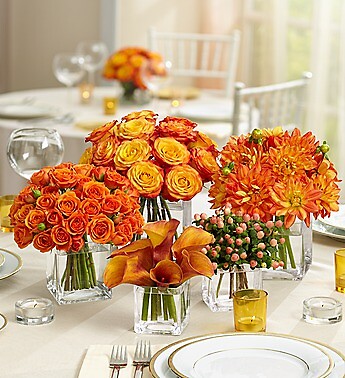 Golden Sunset Centerpiece Package